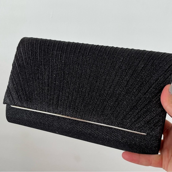 Handbags - Cute sparkly black clutch Crossbody bag handbag